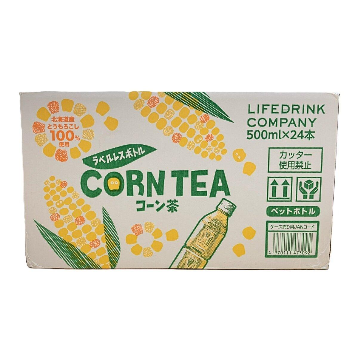 期間限定！ポイント5倍LDC コーン茶 500ml x 24本 ラベルレス