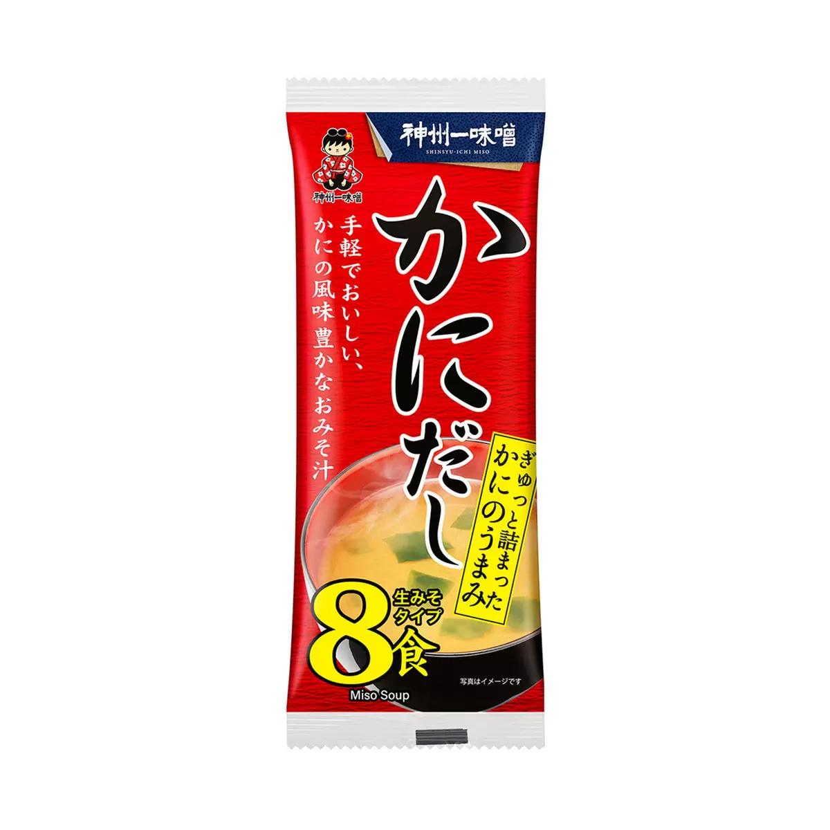 Rakuten - 【ポイント最大12倍! 】神州一味噌 かにだし 8食 x 12 79038