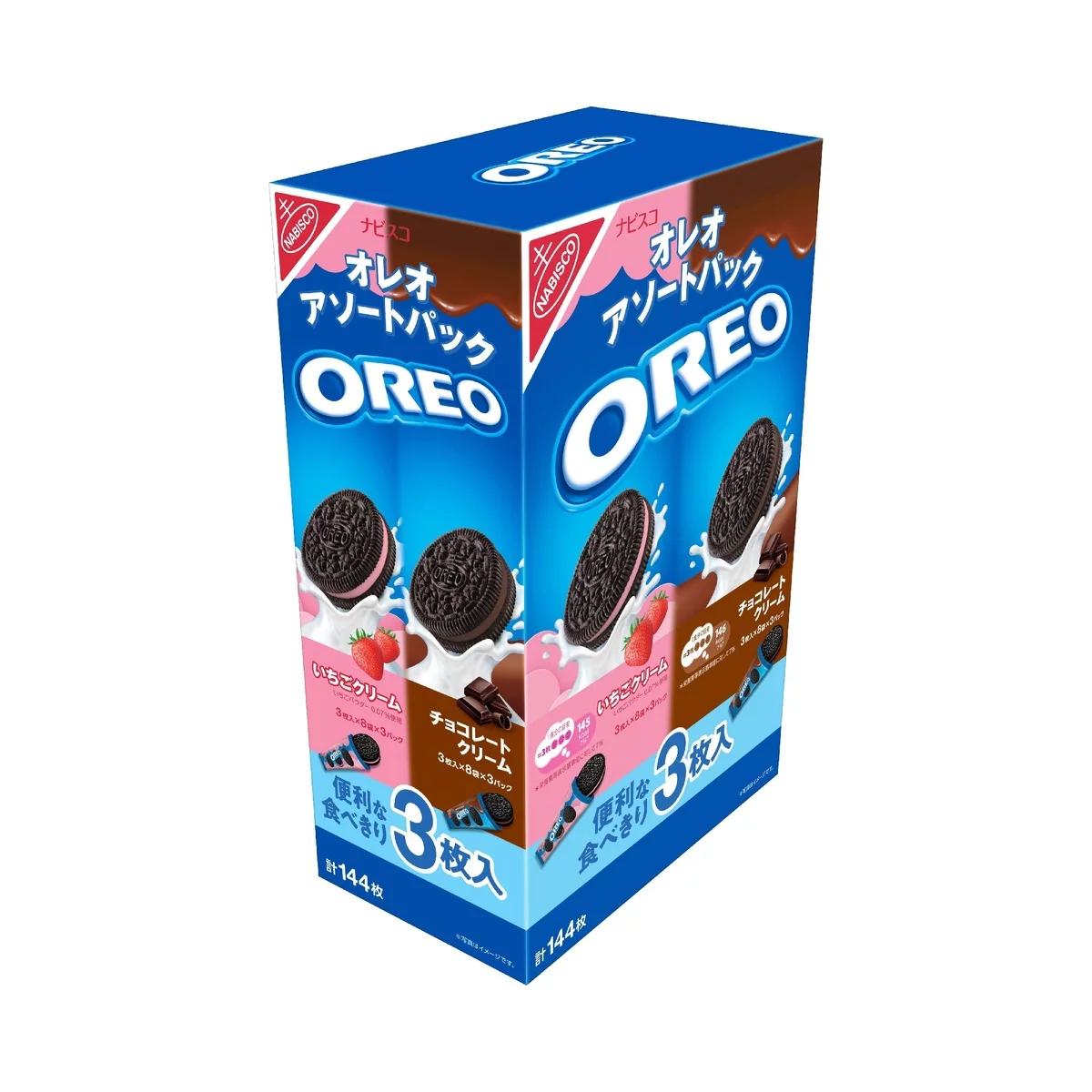 【ポイント最大12倍!お買い物マラソン！】オレオ イチゴ & チョコレートクリーム アソート 144枚入り