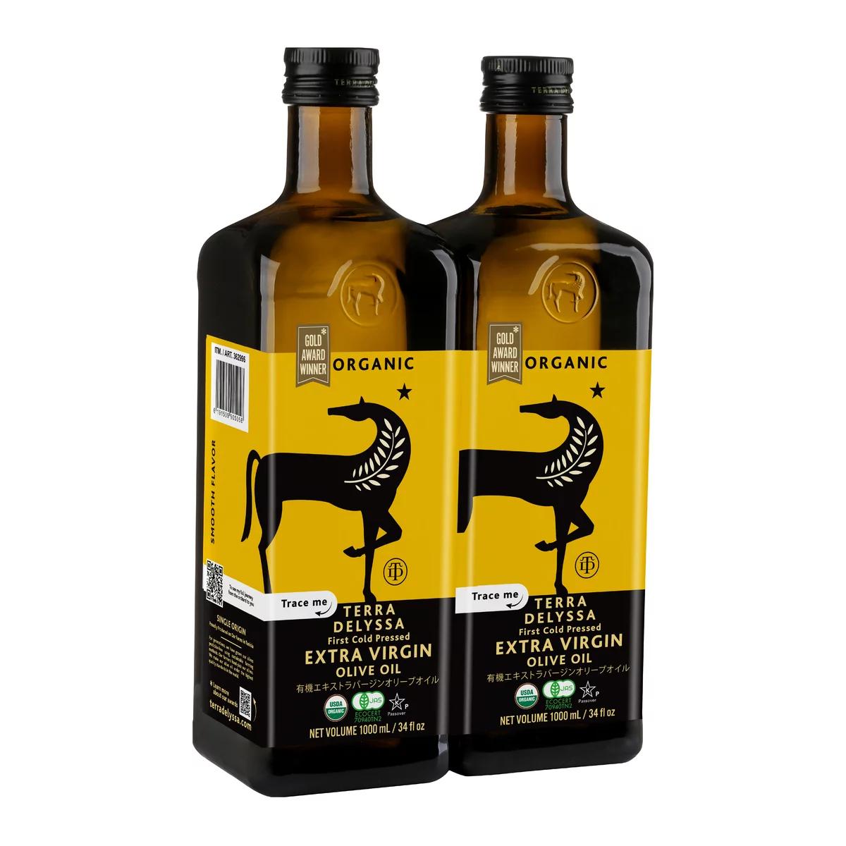 【ポイント最大12倍!お買い物マラソン！】Terra Delyssa エキストラバージン オリーブオイル 1000ml x 2