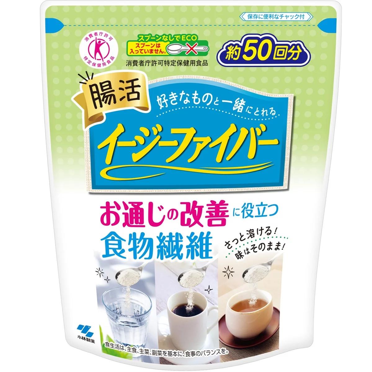 ・お通じの改善に役立ちます 　食物繊維が便通の改善を促します。 ・4．2gの食物繊維 　大さじ1杯弱（5．2g）で食物繊維が4．2g。 　1日に不足しがちな量が補えます。 ・好きなものと一緒にとれる 　ほとんど無味・無臭なので、お茶やジュースなどにいれても、味や香りを変えず、固まらずさっと溶けます。 ・食物由来の食物繊維 　とうもろこし由来の水溶性食物繊維を使用しています。