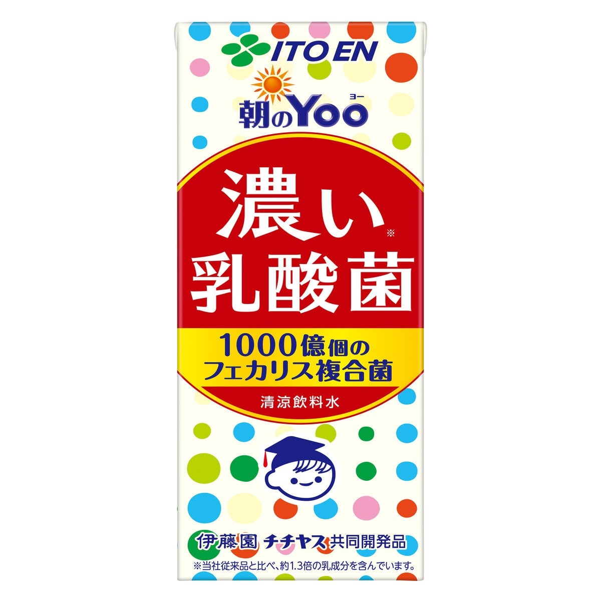 楽天MOFMOFBROTHERS 楽天市場店【スーパーセール限定！ポイント5倍！期間限定！】伊藤園 朝の Yoo 濃い乳酸菌飲料 200ml x 24本 ct44571