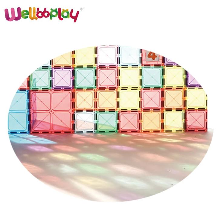 キッズ 磁気タイル 子供用 知育玩具 おしゃれ 人気 幼児 150ピース ブロック プレゼント 遊び ストレス解消 磁石 組み立て 磁気おもちゃ