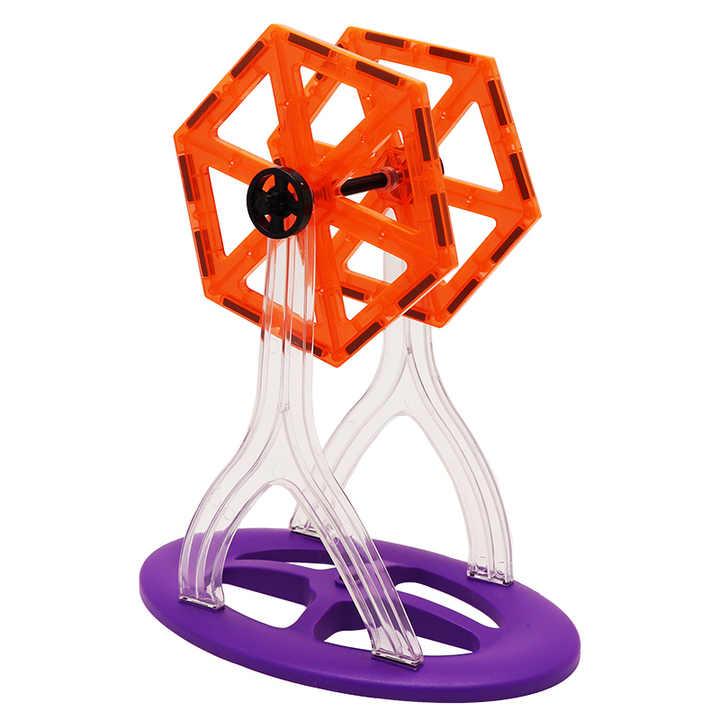 教育玩具 タイルビルディングブロックセット 観覧車 知育玩具 おしゃれ 人気 46個 ABS素材 子供用 プレゼント 幼児向け 楽しい 誕生日 ギフト