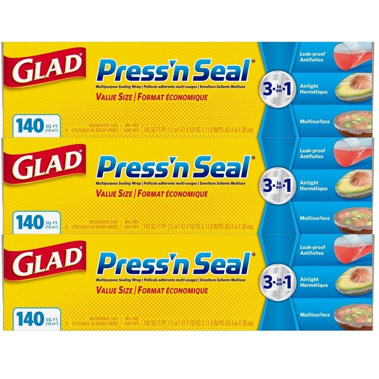 【ポイント最大12倍!楽天スーパーSALE！】グラッド ストレージフードラップ 43.4m x 3本　Glad Storage Food Wrap 43.4m x 3CT