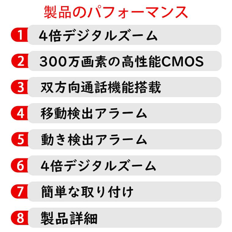 MOFMOFBROTHERS 楽天市場店の【ポイント最大12倍!お買い物マラソン！】防犯カメラ 屋内 家庭用 ワイヤレス wifi 300万画素 人体検知 動体検知 MicroSDカード録画 録音 遠隔監視 赤ちゃん 子供 ペット 屋内用 IP カメラ｜アングル2
