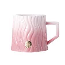 乐天商城 - 【並行輸入品】Starbucks 高級感 シンプル ピンク マグカップ 440ml送 海外限定 starbucks STARBUCKS スターバックス スタバ タンブラー