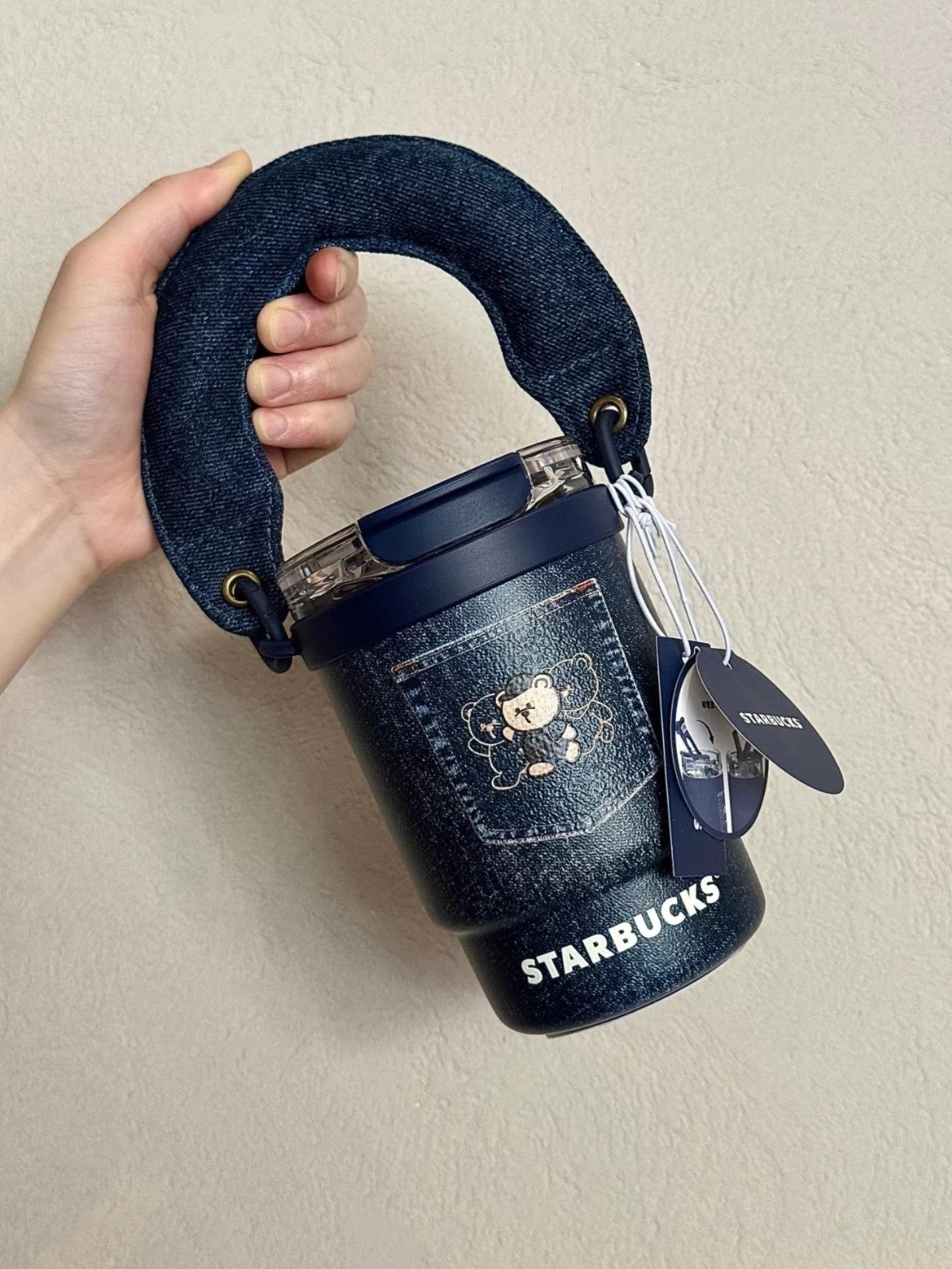 【ポイント最大12倍!お買い物マラソン！】【並行輸入品】Starbucks デニム ベア ス...