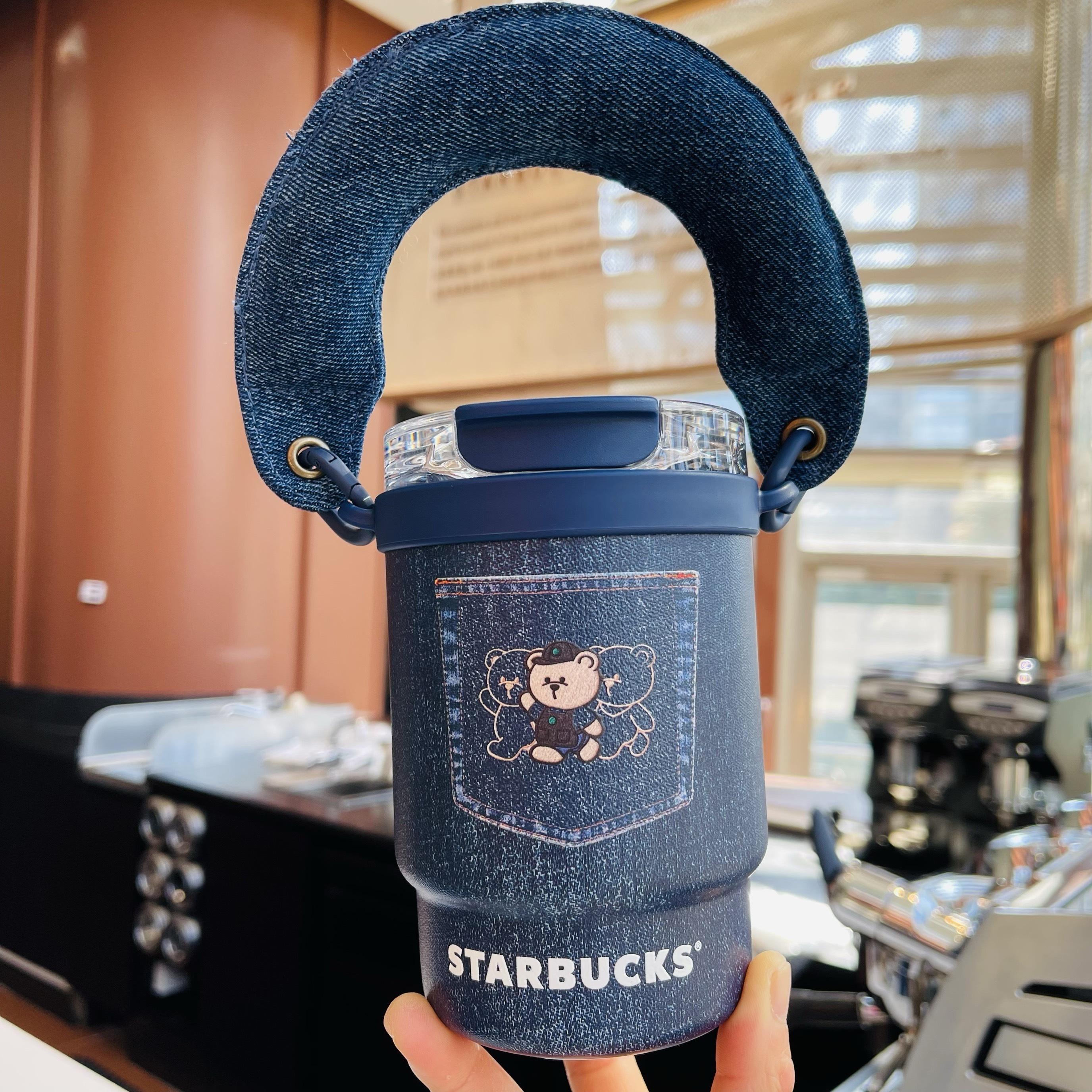 【ポイント最大12倍!お買い物マラソン！】【並行輸入品】Starbucks デニム ベア ス...