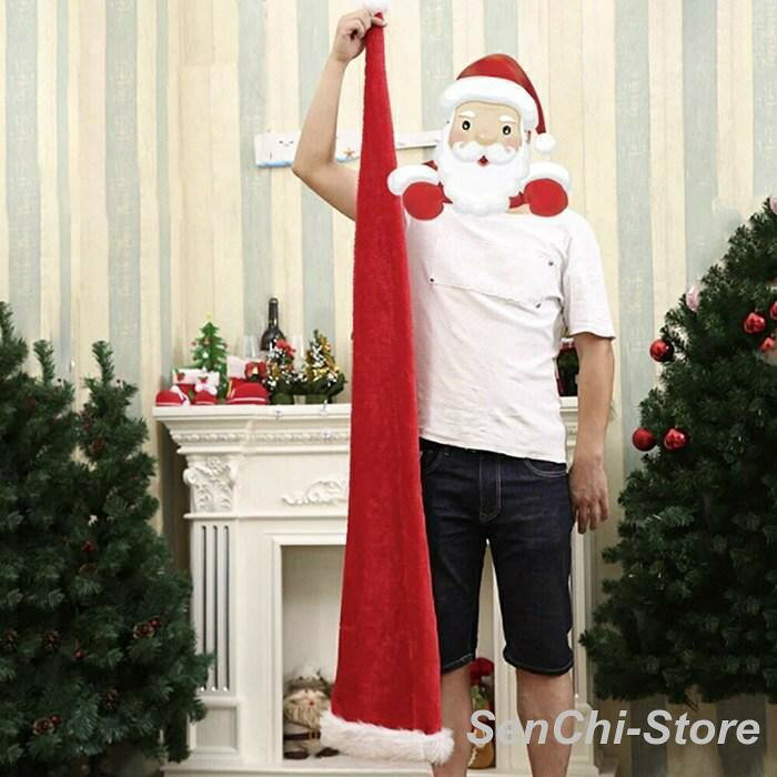 クリスマス 帽子 サンタさん ロング帽 155cm 被り物 サンタ帽 Xmas Christmas 仮装...