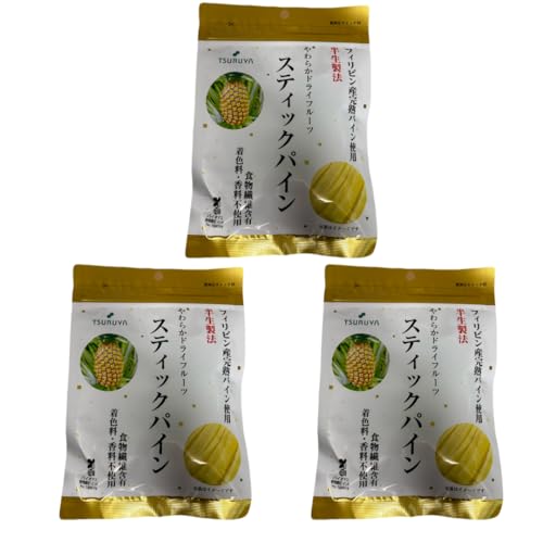 ツルヤ やわらかドライフルーツ スティックパイン 60g×3袋 信州限定