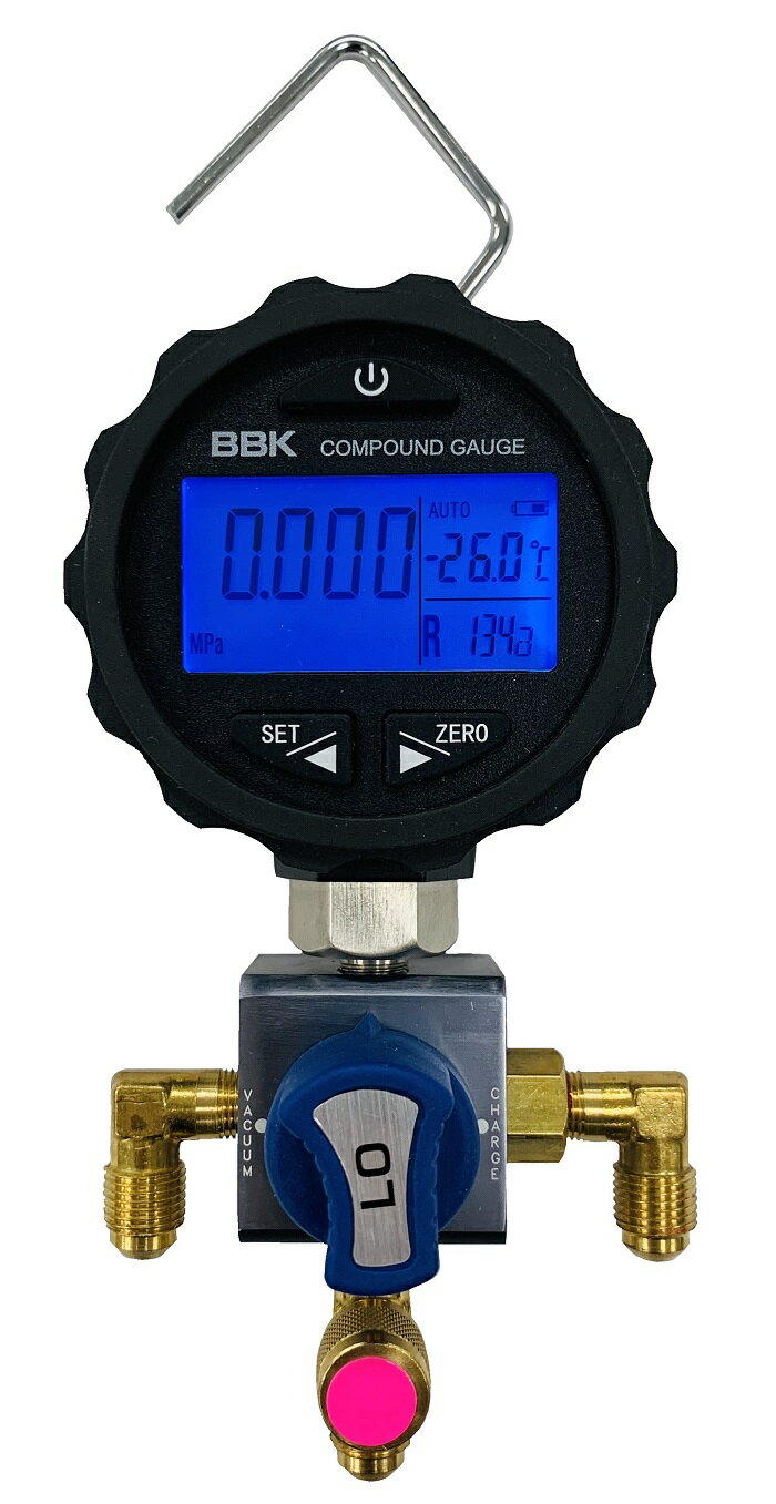 DM-80 BBK デジタルマニホールド(飽和温度計測/乾燥管理機能付)