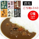 【全員使える店内全品11%OFFクーポン★6日11:59迄】ギフト対応 群馬県ブランド銘柄肉レトルト惣菜6点セット 送料無料 レトルト食品 詰め合わせ 群馬 ご当地グルメ 帰省 土産