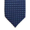 【新品未使用】Hermès エルメス ネクタイ シルク100% ネイビー 紺 メンズ プレゼント