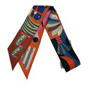 【新品未使用】Hermès エルメス TWILLY ツイリー 《パラード・アン・ファンファーレ》 H064006S02 シルク100% レディース プ...