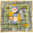 【新品未使用】 Hermes エルメス 《カヴァリエ・アン・フォルム》H004008S04 スカーフ SCARF 2023秋冬コレクション シルク100% 新品(4)