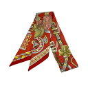 【新品未使用】 Hermès エルメス TWILLY ツイリー シルク100% 《アルネ・ドゥ・クール》 H064090S09 プレゼント レディース