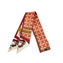 【新品未使用】Hermès エルメス TWILLY ツイリー《馬車の変遷》H064108S01 シルク100% レディース プレゼント ギフト