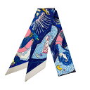 【新品未使用】Hermès エルメス TWILLY ツイリー 《スプラッシュパーク》 H063806S06 シルク100% レディース プレゼント ギ...