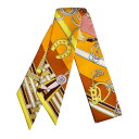 【新品未使用】Hermès エルメス TWILLY ツイリー 《馬勒とチャーム》H062849S18 シルク100% レディース プレゼント ギフト