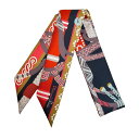 【新品未使用】 Hermès エルメス TWILLY ツイリー 《鎧の幻想》 H063921S35 シルク100% レディース プレゼント ギフト