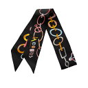 【新品未使用】Hermès エルメス TWILLY ツイリー 《ド・レ・ブックル》H063951S03 シルク100% レディース プレゼント ギフト