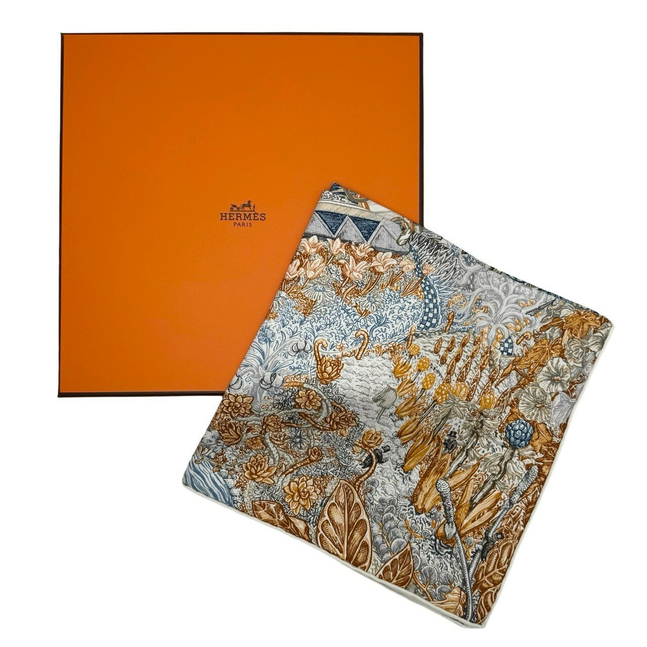 ✨未使用品✨ HERMES エルメス カレ90 クレイジーフォーブル シルク