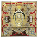 【新品未使用】 Hermès エルメス SCARF スカーフ カレ90 《ステイトリー・ホイールズ》 H004163S06 シルク100% レディース...