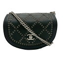 【中古】 CHANEL シャネル CHAINSHOULDERBAG チェーンショルショルダーバッグ ショルダーバッグ 25番台(2017-2018年) ブラック...