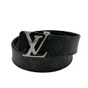 【中古】 LOUIS VUITTON ルイ・ヴィトン BELT リバーシブルベルト 小物 ブラック カーフレザー 中古 BLACK CALFLEATHER メン...