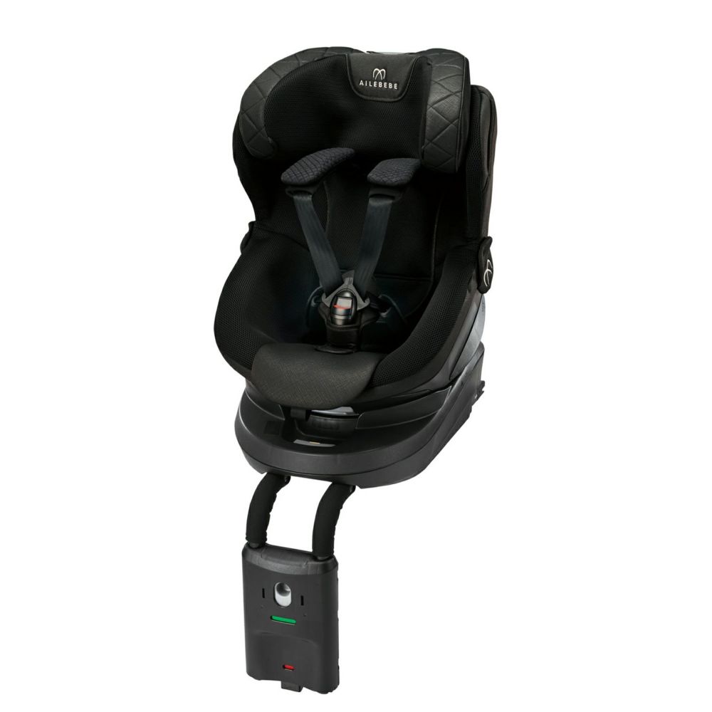 カーメイト チャイルドシート エールベベ・クルットR ザ・ファースト2 パールブラック 【BF135】新生児～ 4才頃 日本製 回転式 2