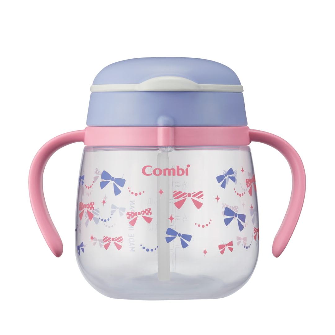 【コンビ】ラクマグ漏れないストロー240N 【リボン】【18072】