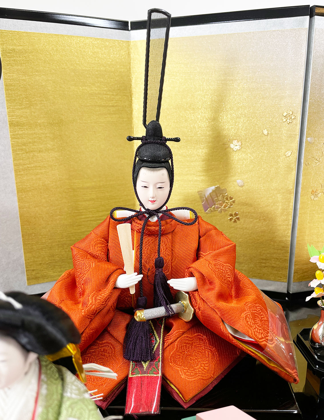 モイベビーの雛人形 五人飾り 宮廷乃雅 裕光作｜アングル2