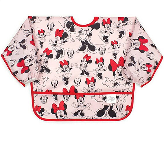 oLX Sleeved Bib Minnie Pink(sNjySUV-DMN99z6`24J Gv Disney baby H HGv @\ h ȒP