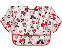 バンキンス Sleeved Bib Minnie Pink(ピンク）【SUV-DMN99】6～24カ月 長袖エプロン Disney baby 離乳食準備 お食事エプロン 洗濯機可能 防水 簡単装着