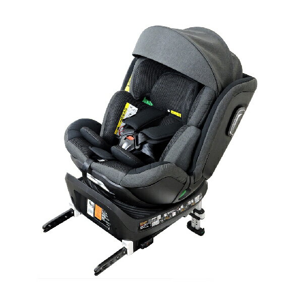 リーマン カイナロング R129 ブラック【22001】 新生児 回転タイプ i-SizeR129適合 ロングユース 7歳頃まで ISOFIX シートベルト チャイルドシート