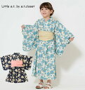 RIO リオ ワンピース浴衣【A91100-52】女の子 夏 お祭り 花火 お出かけ ベビー浴衣 花柄 オーガンジー