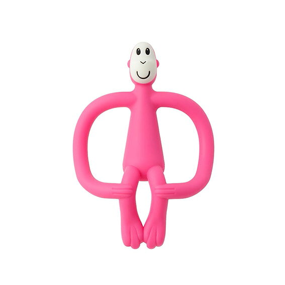 モイベビーのダッドウェイ モンキーバイツ 【マッチスティックモンキー】Matchstick Monkey DADWAY 歯固め おもちゃ トイ 3か月から ピンク ブルー イエロー 『ラッピング不可』｜アングル2