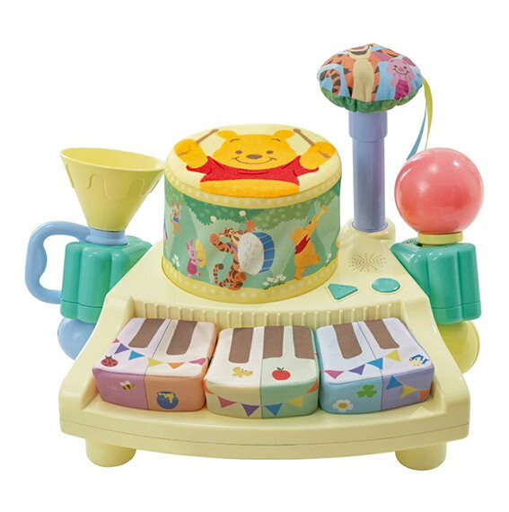 タカラトミー やわらかズンチャカバンド くまのプーさん【993582】音の出るおもちゃ プレゼント ギフト 楽器遊び 簡単演奏 手が痛くなりにくい 誕生日 クリスマス ディズニー