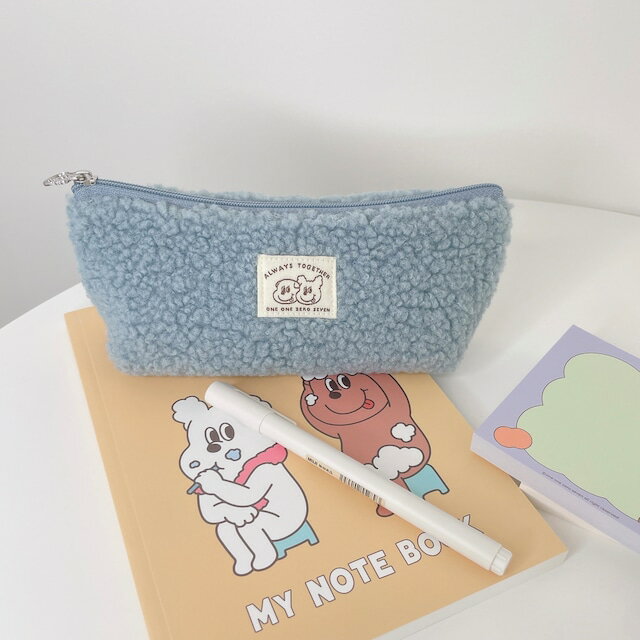 ＜送料込み＞[1107] 秋冬限定!! イルイルゴンチル ゴンチル ボア ペンケース 全3色...