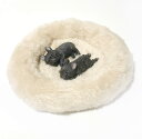 【P5倍&2点以上8%OFF!!】 フィギュア 置物 オーナメント マグネット 犬 わんこ ふわふわ ベッド付 ドッグ リアル 本物そっくり 磁石 (すやすや ...