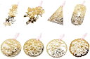 【P5倍&2点以上350円OFF!!】最短当日出荷◆ しおり ブックマーク ブックマーカー 桜 さくら 美しい 金属 金 ゴールド (8種セット)