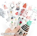 【P5倍&2点以上350円OFF!!】最短当日出荷◆シール 12シート ファッション 洋服 レディース パリ 英字 和紙/ご褒美 スケジュール 手帳 アルバム デコ 手紙 カレンダー (スタイルブック)