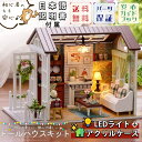 【どれでも2点以上は8%OFF】【日本語説明書】 1/24 ドールハウス ミニチュア 手作りキットセット 小型 初心者 | 犬 と 暮らす部屋 | LEDライト...