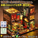 【P5倍&2点以上8%OFF!!】ドールハウス ミニチュア 手作りキットセット 本棚 の中の小さな世界 本 ブック エンド スタンド 本棚 インテリア カフェ ...