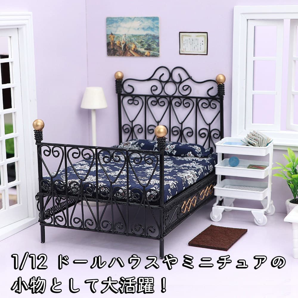 ��û�����в٢��ߥ˥��奢 �ȶ� 1/12 1:12 �ɡ���ϥ��� �٥å� �ե졼�� (������ & �� ��) �����å� �֥�å� ������� ���� �֥롼 �ͥ��ӡ� �ե� ����ƥ����� ��ȥ�