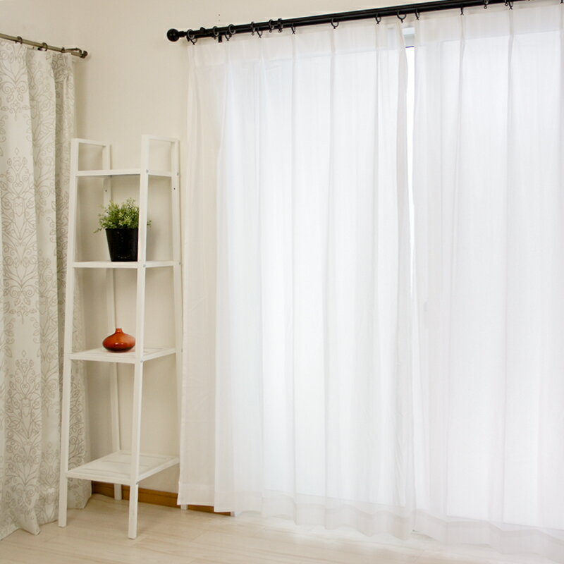 ミラーレースカーテン 防炎 白 レースカーテン...の紹介画像3