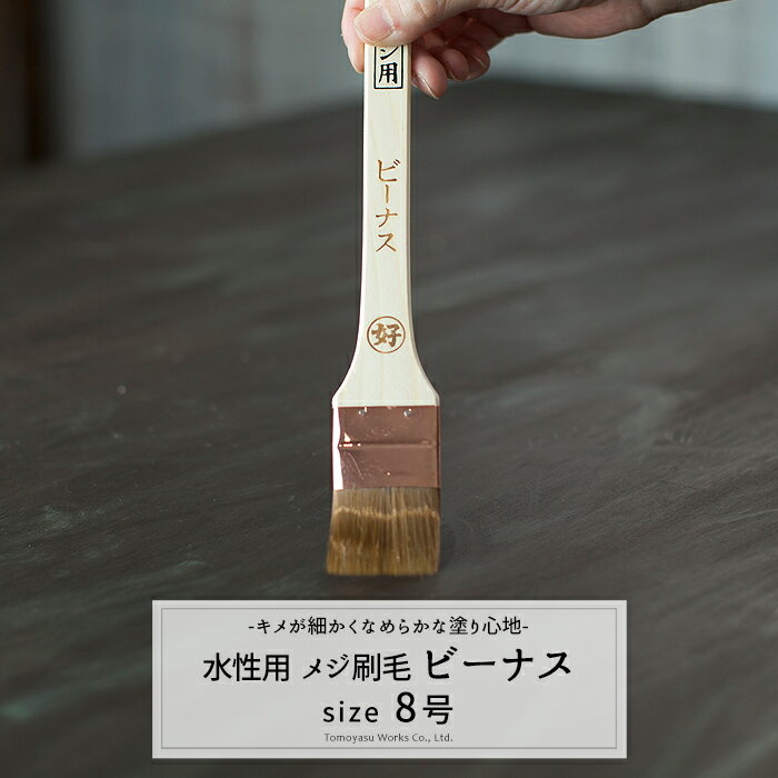 [全品ポイント10倍 5日20時〜4時間限定] 《即日出荷》 水性用 ナイロン メジ刷毛 ビーナス 24mm 8号 / ［水性塗料］