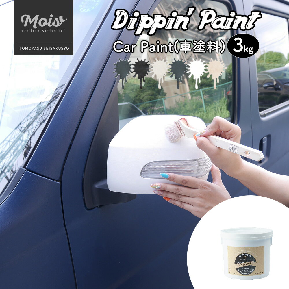 [全品P10倍15日20時〜4時間限定] 水性車用塗料 Car Paint 3kg [Dippin' Paint 車 塗料 ペンキ カーペイ..
