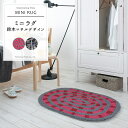 NEXTHOME おしゃれな北欧ラグマット/▼60×90cm[メーカー直送品][マリメッコ デザイナー 鈴木マサル ラグ スミノエ カーペット じゅうたん ごろ寝マット 子供部屋 リビング ラグ 北欧 柄 楕円] JQ